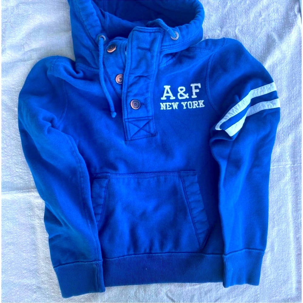 Abercrombie and Fitch Thick Hoodie Pullover | Size Small | Pet Free